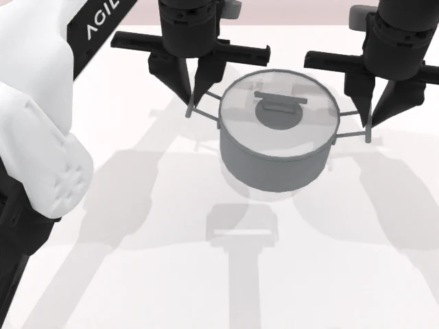 Recorded head-camera view after the lift